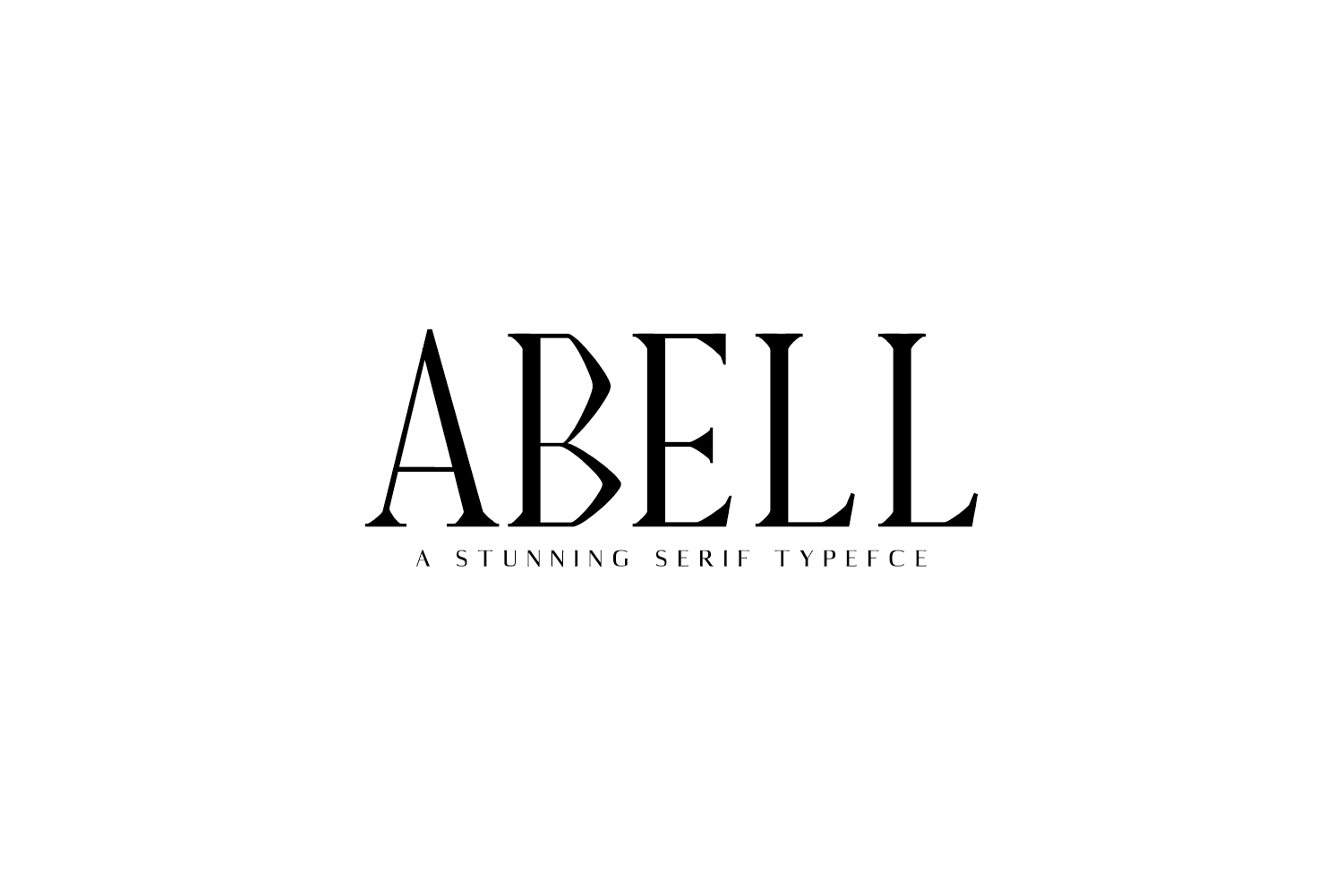 Abell Typeface for Art-Deco Branding