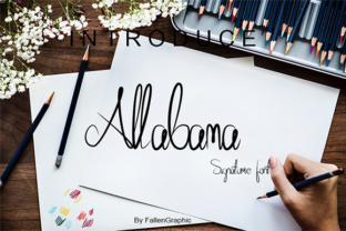 Allabama Script Font for Modern Campaign Design