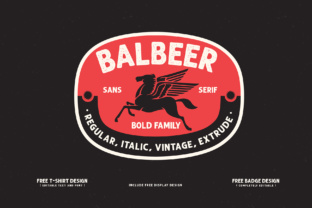 Balbeer Font: Vintage Grunge for Bold Campaigns