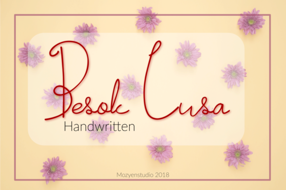 Besok Lusa: Elegant Script Handwritten Font for Editorial Design