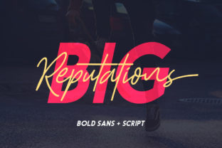 Big Reputation Duo Font for Bold Campaigns