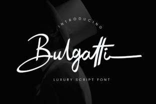 Bulgatti Font Review for Luxury Campaigns