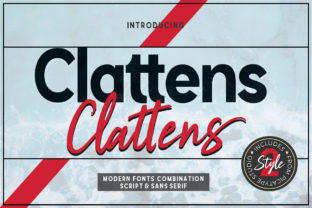 Clattens Duo: The Modern Typeface for Bold Branding
