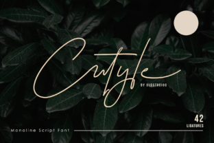 Cutyle Script: A Minimalist Font for Modern Branding