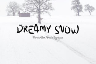 Dreamy Snow Font for Bold Campaign Design
