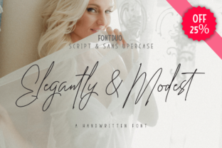 Elegantly Modest Duo: A Handwritten Typeface for Branding