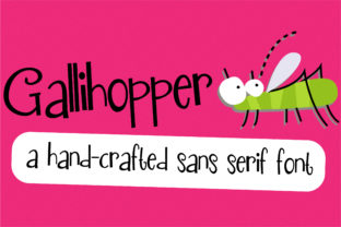 Gallihopper Font for Handmade Branding