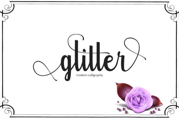 Glitter Font: Elevate Web Design with Script Handwritten Typography