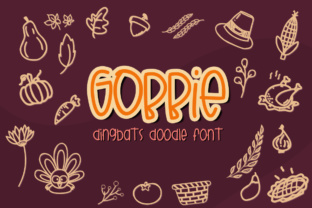 Gobbie: A Festive Thanksgiving Font for Crafters