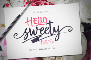 Hello Sweety Trio: The Perfect Script Handwritten Font