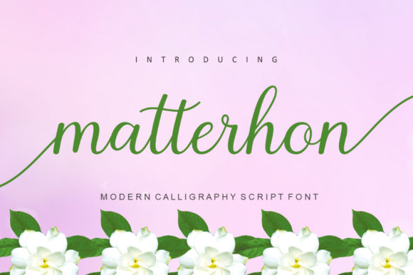 Matterhon Script: The Elegant Handwritten Font for Modern Design