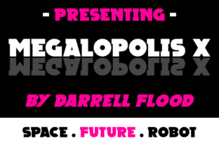 Megalopolis X Typeface for Bold Campaigns