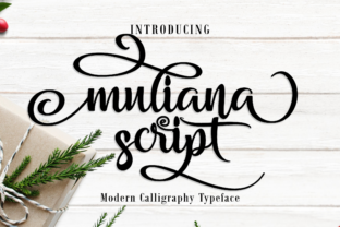 Muliana Script Font for Modern Branding