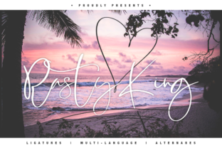 Rasty King: Elegant Script Font for Web Design