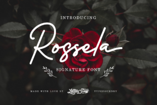 Rossela: A Signature Script Font for Digital Design