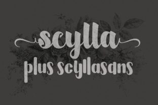 Scylla: A Bold Script Font for Editorial Design