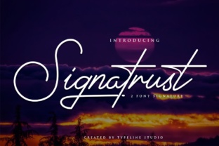 Signatrust: A Luxurious Script Font for Makers