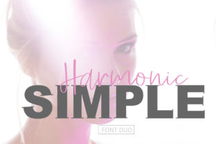 Simple Harmonic Duo Typeface for Modern Branding