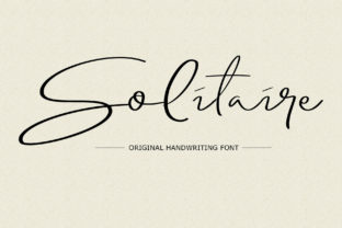 Solitaire Script Font for Modern Web Design