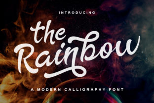 The Rainbow Font for Modern Campaign Design