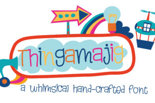 Thingamajig Font for Whimsical Craft Projects