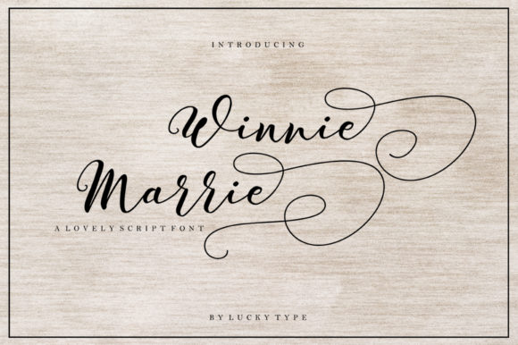 Winnie Marrie Font for Modern Editorial Design