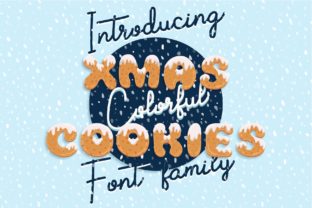 Xmas Cookie Typeface for Modern Editorial Design